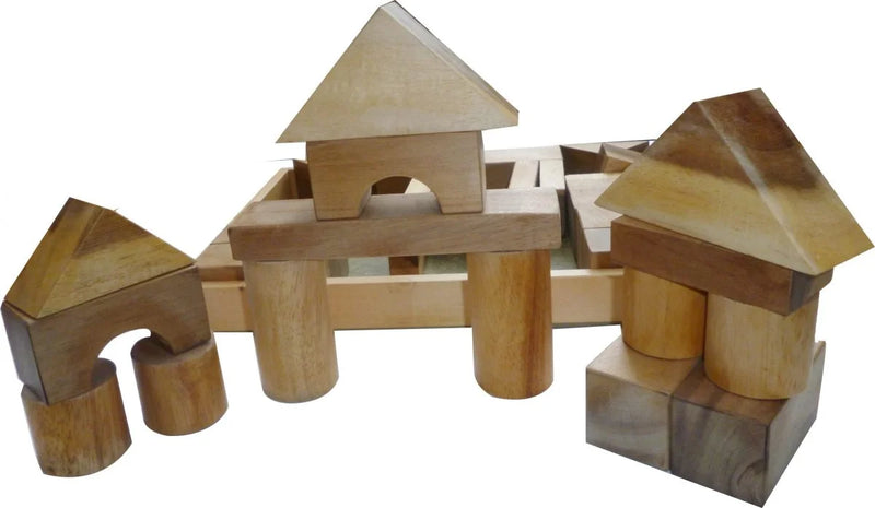 QTOYS | Short Tall Knob Puzzle Blocks & Construction