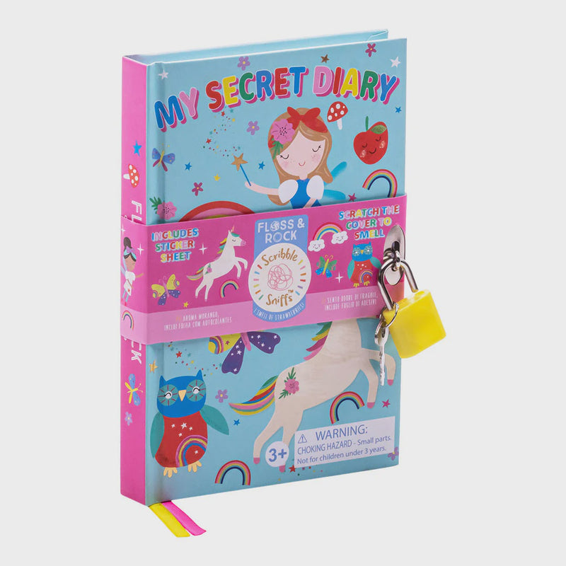 Floss & Rock | Scented Secret Diary - Rainbow Fairy RRP $21.99