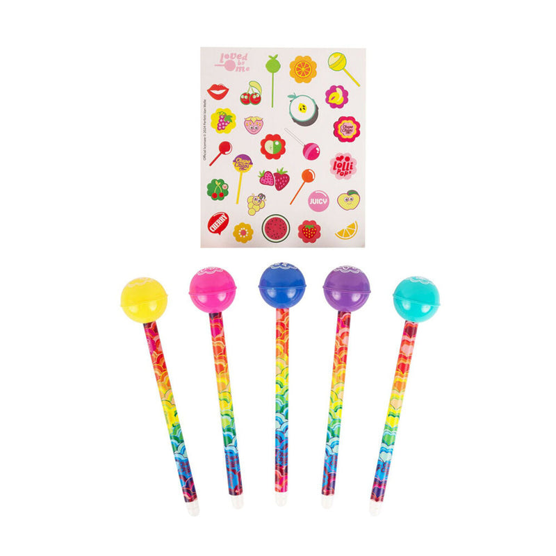 Chupa Chups Colourful Candy Scented Gel Pens