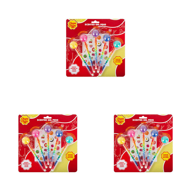 Chupa Chups Colourful Candy Scented Gel Pens