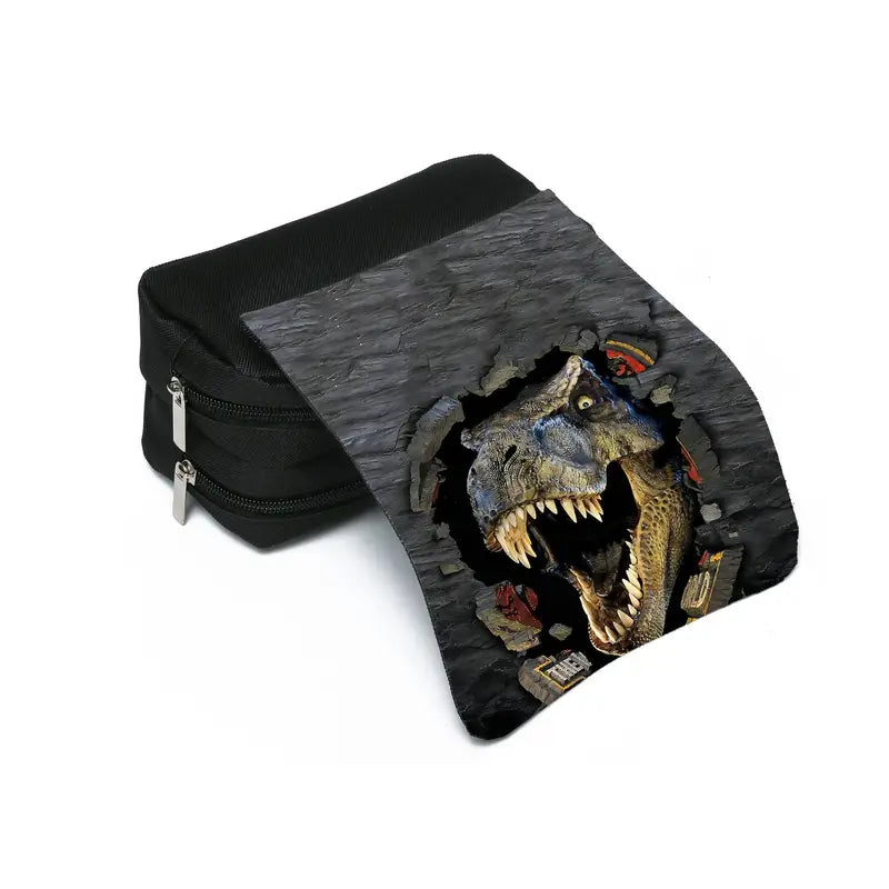 Dinosaur Black Pencil Case