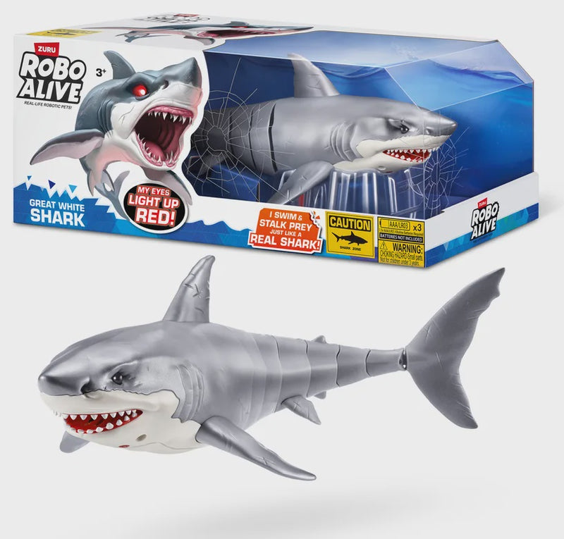 Robo Alive Great White Shark by Zuru