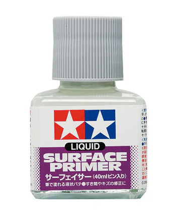 Tamiya Liquid Surface Primer Light Grey 87075 (40ml)