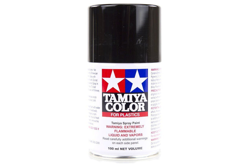 TAMIYA TS-14 BLACK PAINT AEROSOL SPRAY CAN 100ML