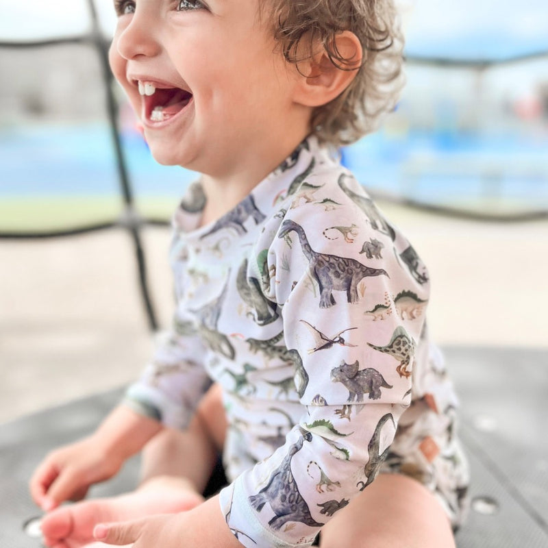 Nestling | UPF50+ Swim Rash Vest - Dinosaurs