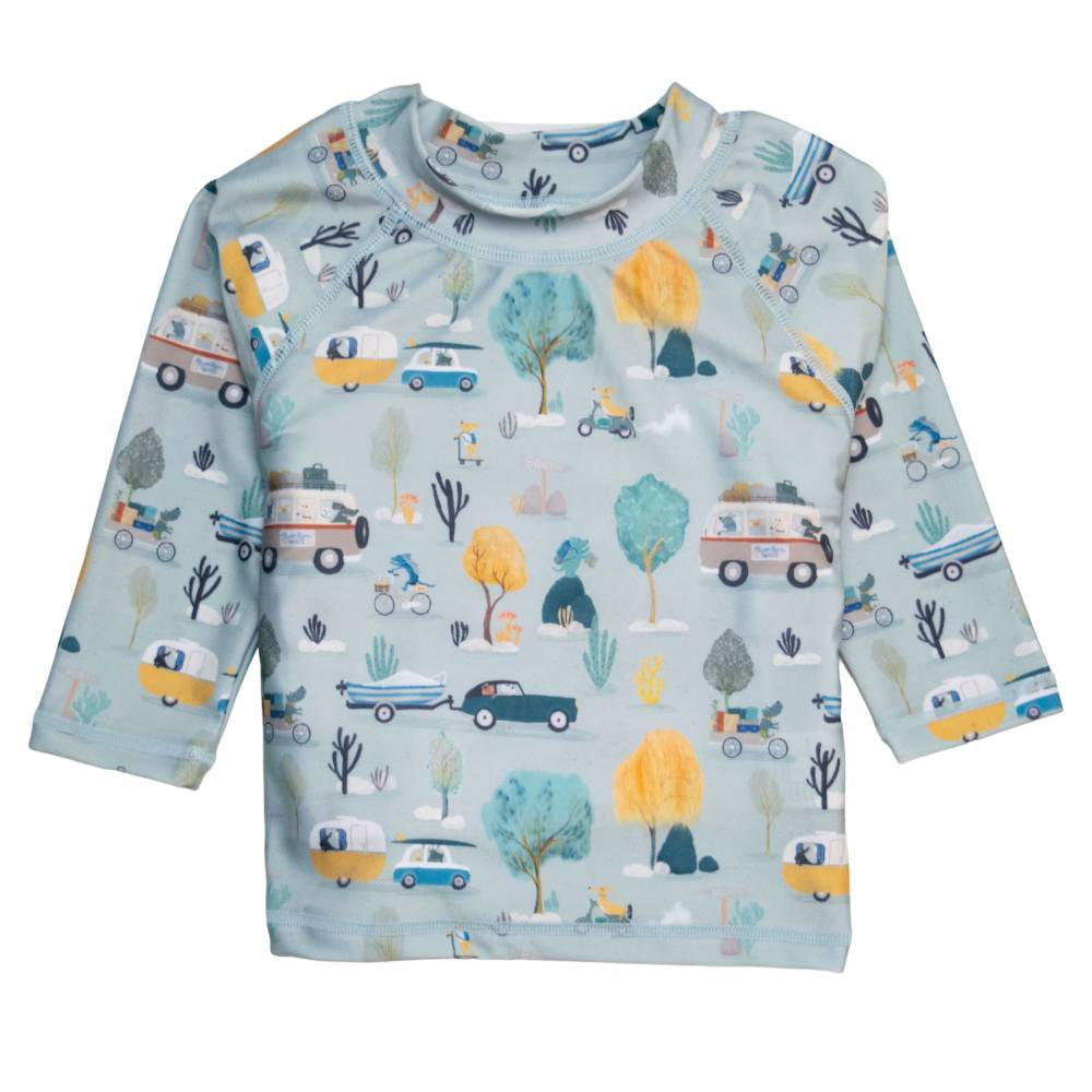 Nestling | UPF50+ Swim Rash Vest - Dogs on Holiday