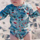 Nestling | UPF50+ Swim Rash Vest - Navy Ahoy