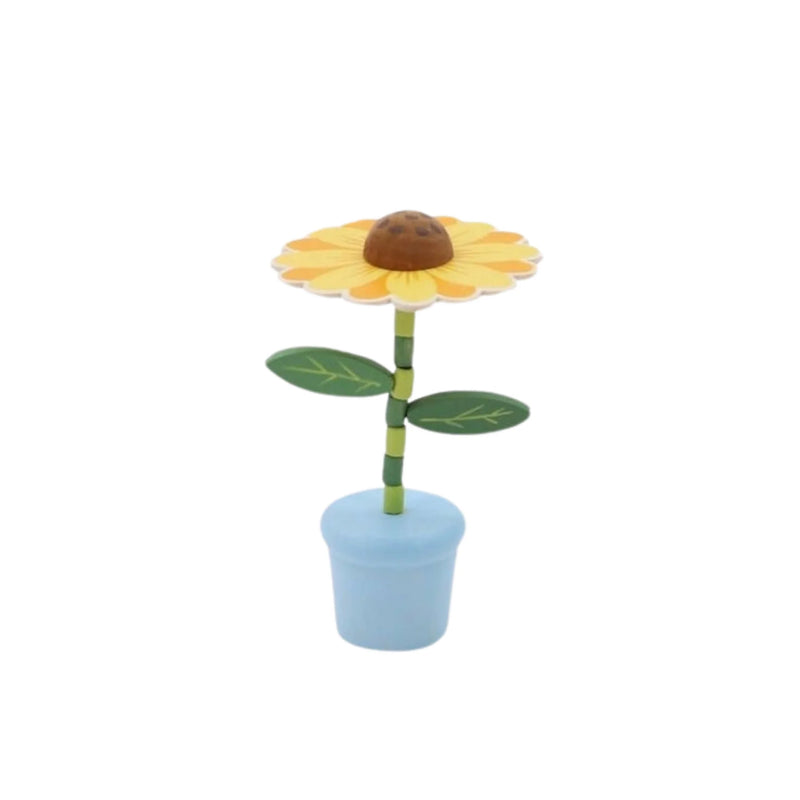 Push Puppet Wooden Flower