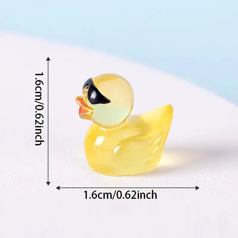 Glow In The Dark Resin Duck with Sunglasses