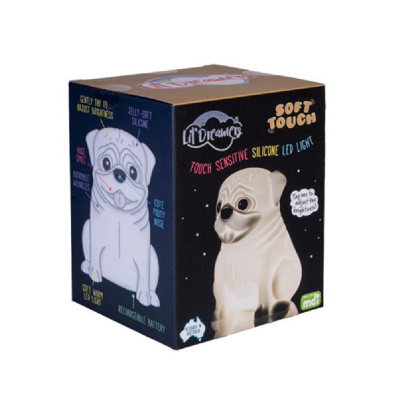 Lil Dreamers Pug Soft Touch LED Light