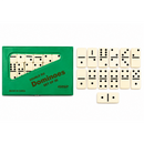 Double 6 Six Dominoes With Box Traditional Standard Set of 28 Tiles Travel Game