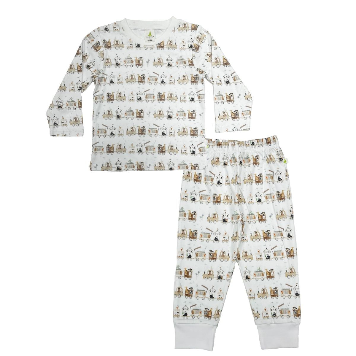 Imababy | Baby Top & Harem Pant/Pyjama Set- Train