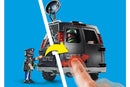Playmobil: City Action - Helicopter Pursuit with Runaway Van (70575)