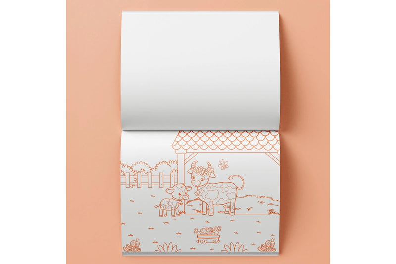 Kaleidoscope: Lap Desk Colouring Set - Farm RRP $27.99