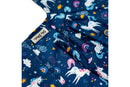 Silly Billyz | Wipe Clean Nylon Small Long Sleeve Bib - Unicorn
