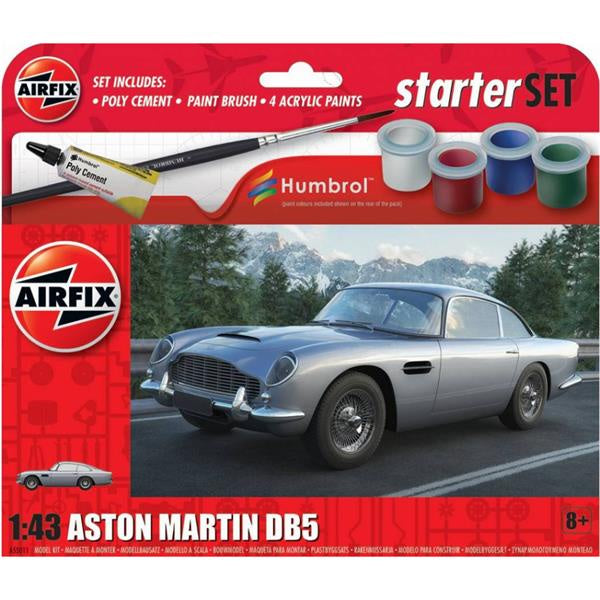 Airfix 1:43 Aston Martin DB5 - STARTER SET - w/paints