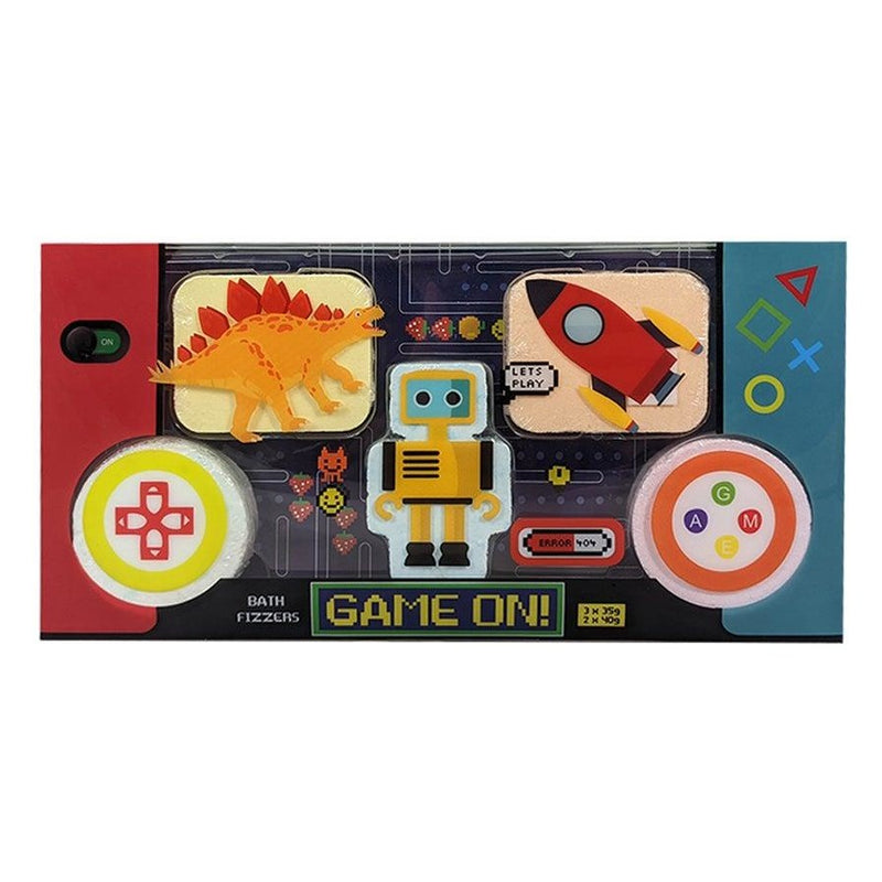 5pc Game On 40/35g Kids/Childrens Solid Bath/Bathtime