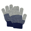 Foote Street|  striped knitted gloves