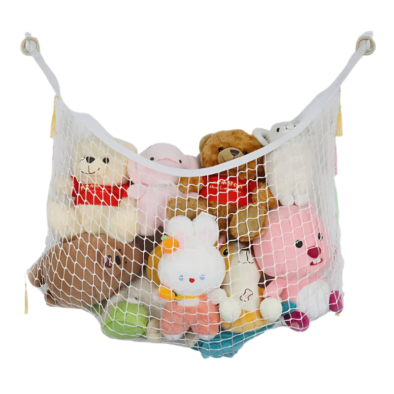 Large Capacity Polyester Hammock - Stuffed Animal Toy Storage Hanging Net