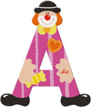 Wooden  Colourful Clown Letters A-Z Asst