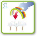 BRIO My First Rwy Light Up Rainbow Set 11 pieces
