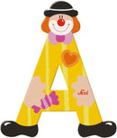 Wooden  Colourful Clown Letters A-Z Asst