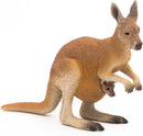 Papo - Realistic Kangaroo With Baby Figure