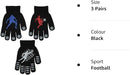 Thermal Gripper Magic Gloves Football Designs