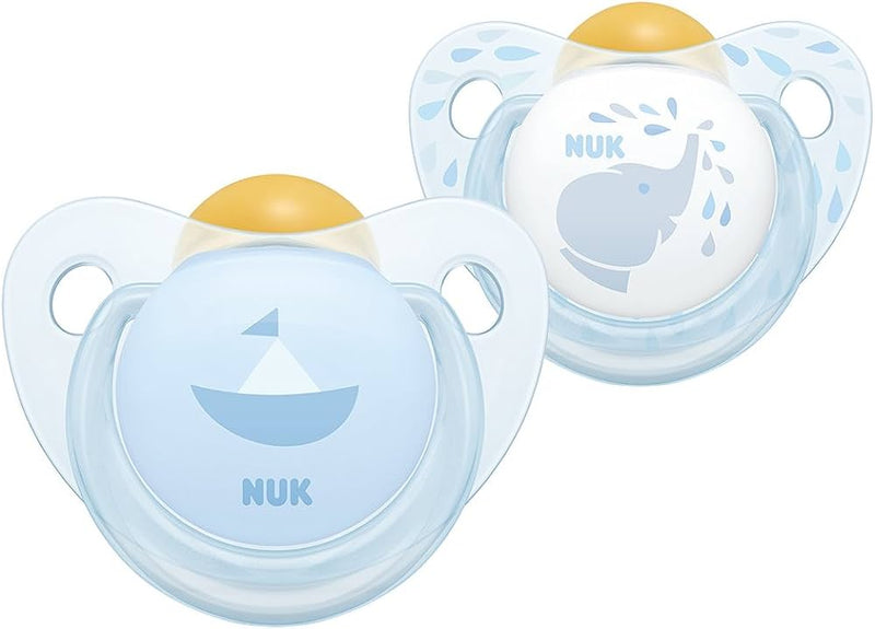 Nuk | Rose Blue Silicone Soothers assorted sizes