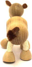 Anamalz Poseable Wood Figurine - Bull