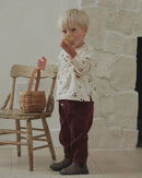 Quincy Mae | Zion Shirt Apples - Natural