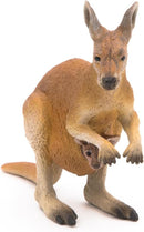 Papo - Realistic Kangaroo With Baby Figure