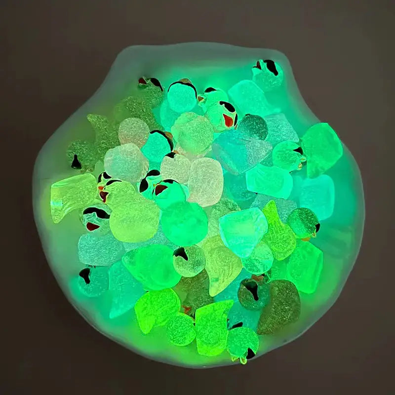 Glow In The Dark Resin Duck with Sunglasses