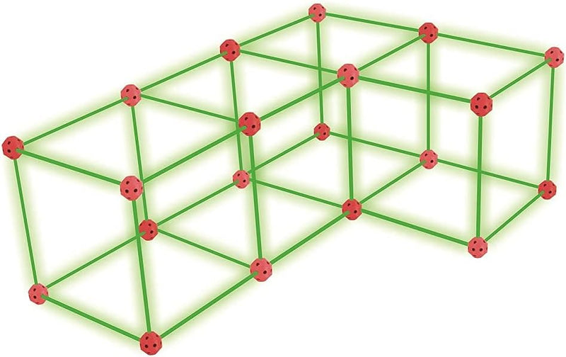 GLOW IN THE DARK Build a Fort Set