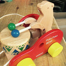 Poko Bear Drummer Car Toy Wooden Push Pull Toys RRP $49.99  SPECIAL