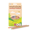 Honeysticks Beeswax Pencils Jumbo Triangles 10pk