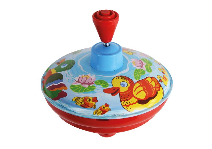 LENA-BOLZ Humming top 13cm Little ducks and farm