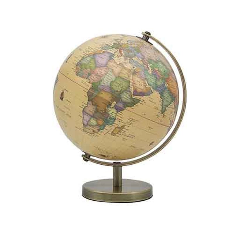 Antique Look Ocean World Globe 20cm