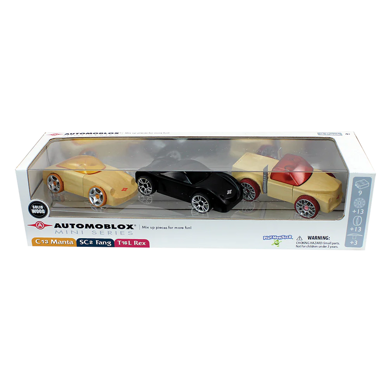 Automoblox 3 Pack Cars Mantra Fang Rex