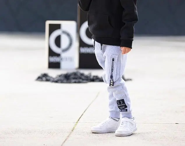 Cracked Soda | Hayden Trackpants Grey-Baby RRP $44.99