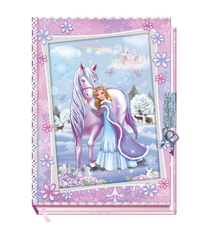 Unicorn/Princess Diary with Lock