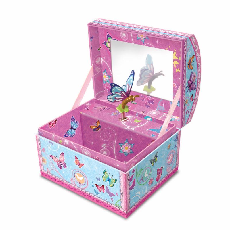 Butterflies Musical Jewllery Box