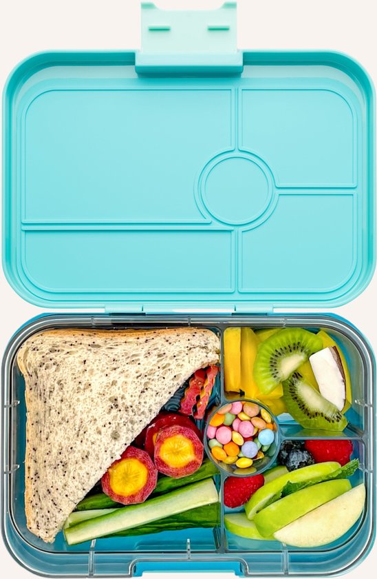 Yumbox Tapas 4C - Antibes Blue (Rainbow Tray)