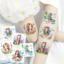 Waterproof Fairy Princess & Butterfly Temporary Tattoos