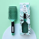 No Nasties | Slick Kids Detangler Kids Hair Brush - Green