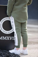 Cracked Soda | Baby Otto Trackpants-Olive