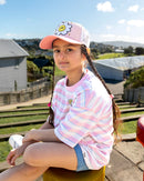 The Girl Club | Pink Stripe Lemonade Boxy Tee