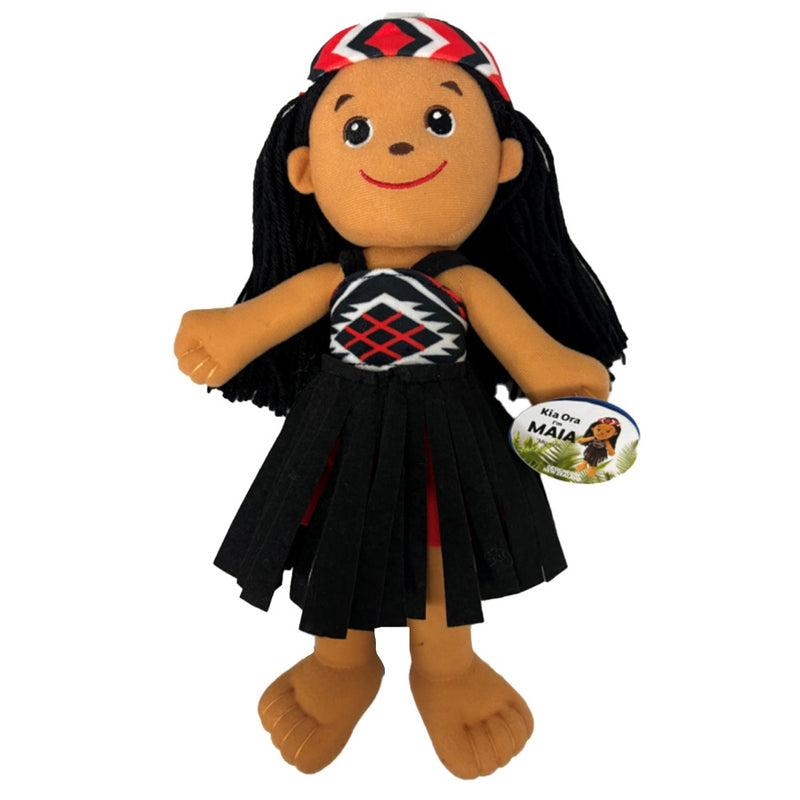 MAIA - MAORI GIRL SOFT DOLL 33CM