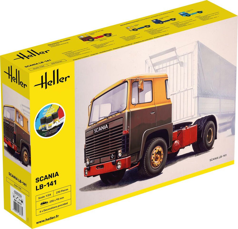 Heller: Starter Kit Scania Truck Lb-141 $159.99