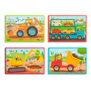 B.Woody - Wooden Pack o' Puzzles 48 pieces - Construction